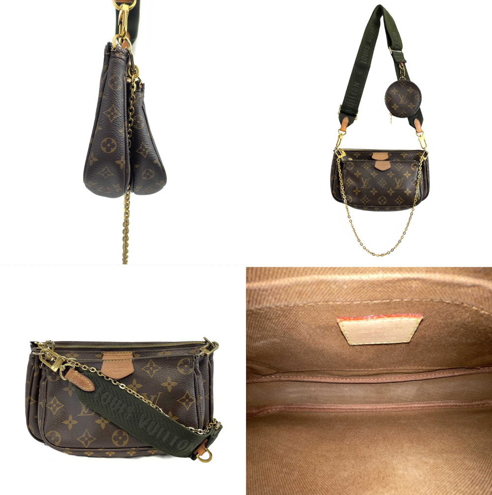 Louis Vuitton Multi Pochette Brown Monogram Canvas Crossbody