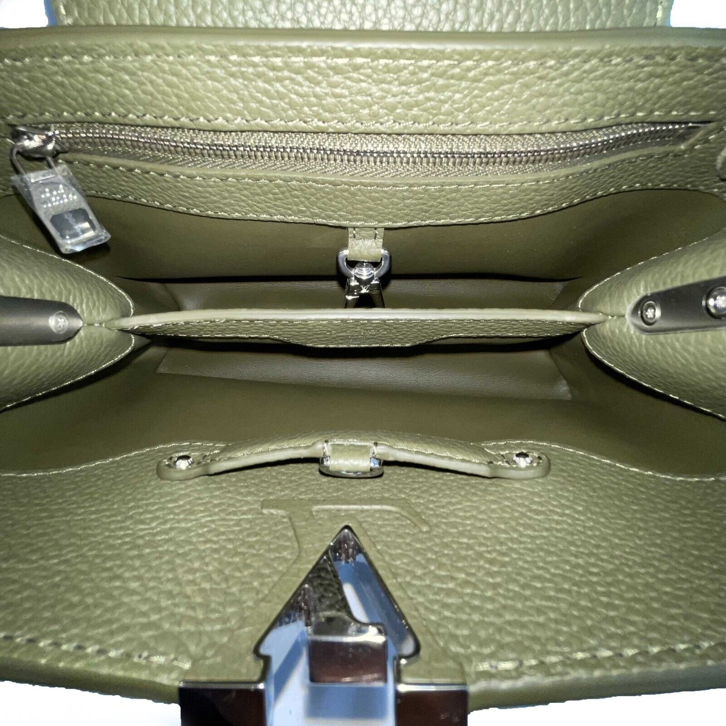 Louis Vuitton - New Capucines BB - Khaki Green Top Handle Crossbody