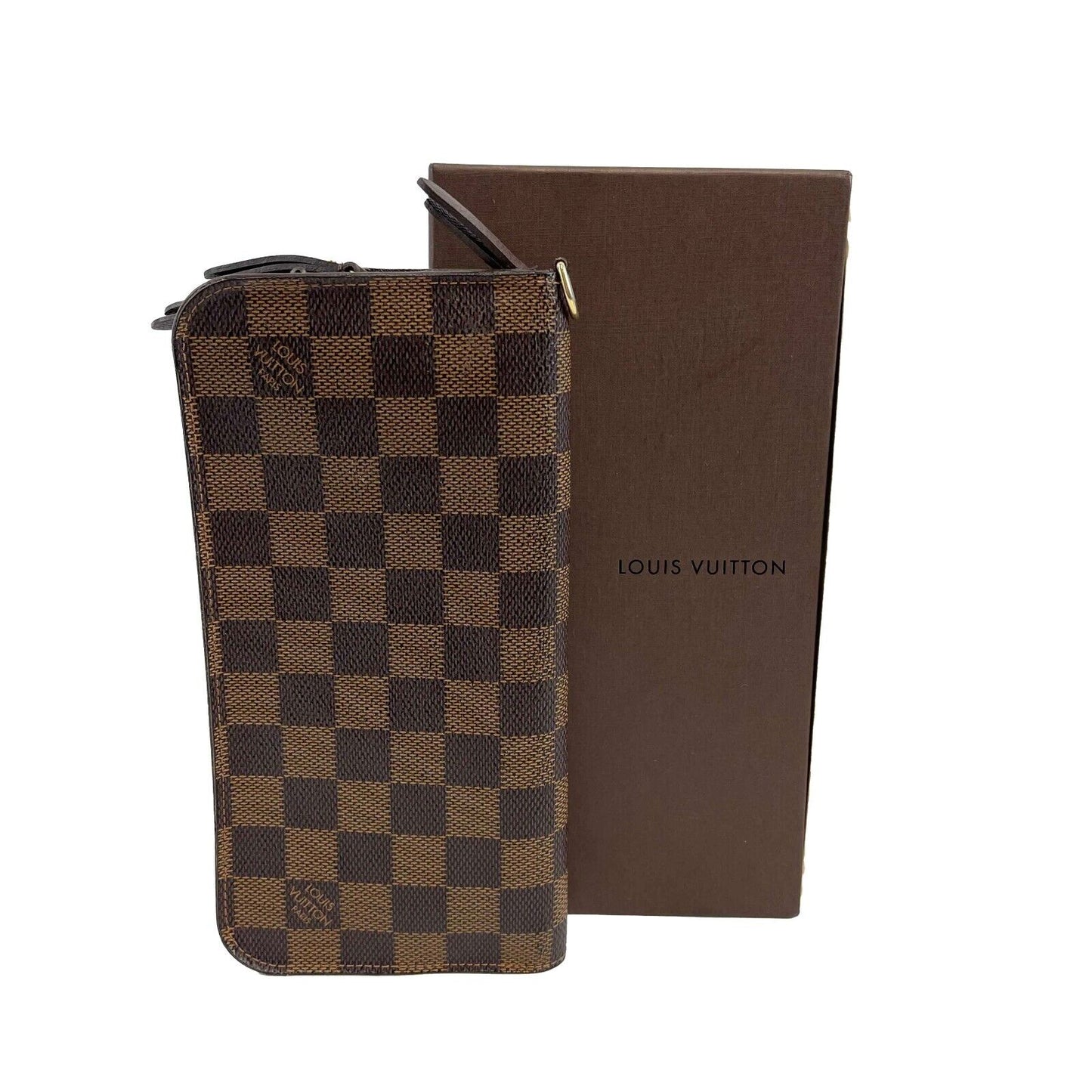 Louis Vuitton Insolite Wallet Damier Ebene Brown Accessories