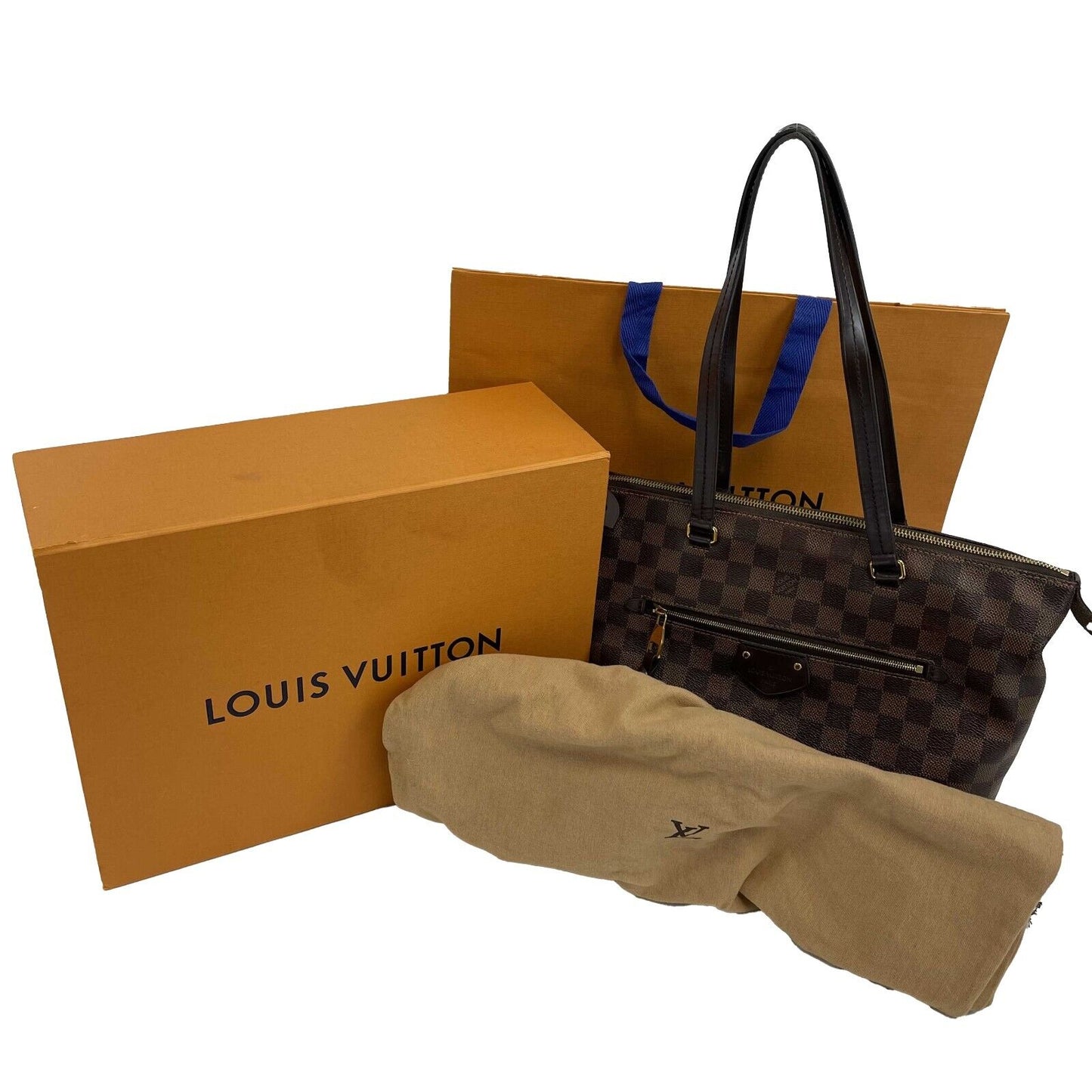 Louis Vuitton Lena Tote PM Damier Ebene Brown 2018