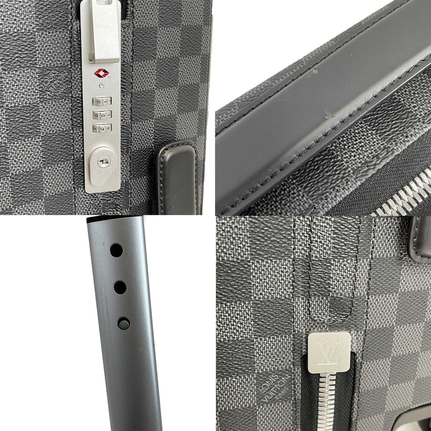 Louis Vuitton Horizon 55 Suitcase Black Grey Damier Graphite Canvas