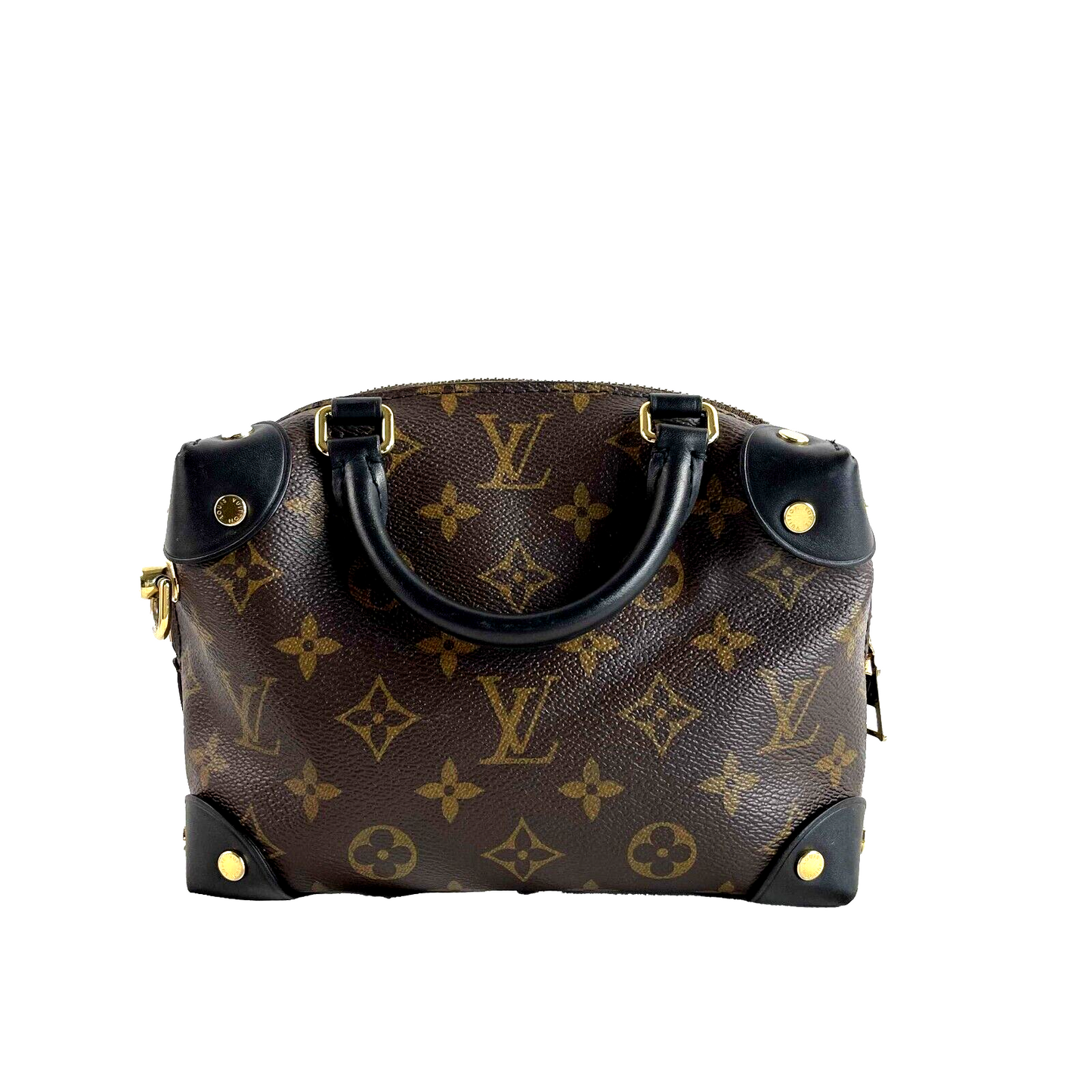 Louis Vuitton Petite Malle Souple Monogram Canvas Brown Crossbody Handbag