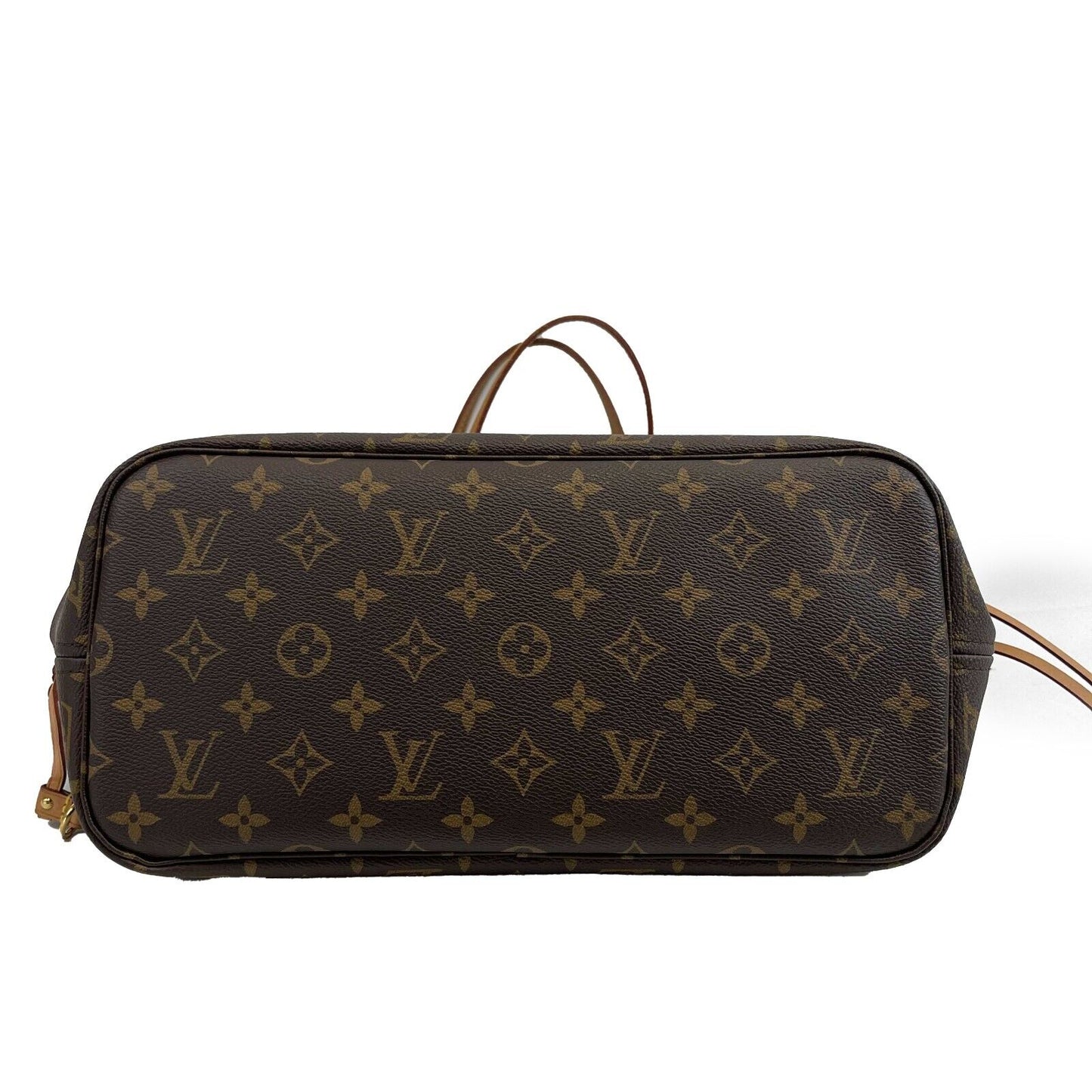 Louis Vuitton - Neverfull MM - Brown / Tan Monogram Canvas Tote