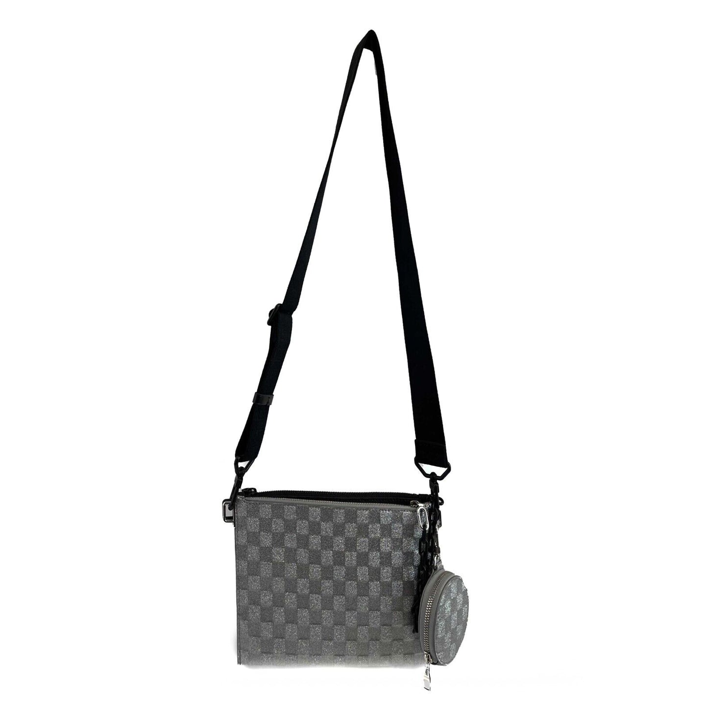 Louis Vuitton New w/o Tags Trio LV x Virgil Aboloh Black Silver Crossbody Bag