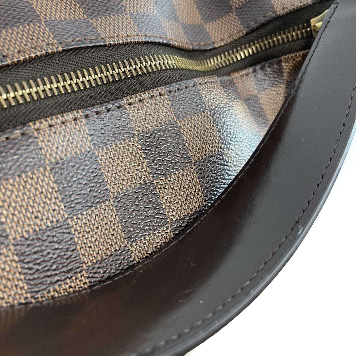 Louis Vuitton LV Portobello Damier Ebene PM Brown Shoulder Bag