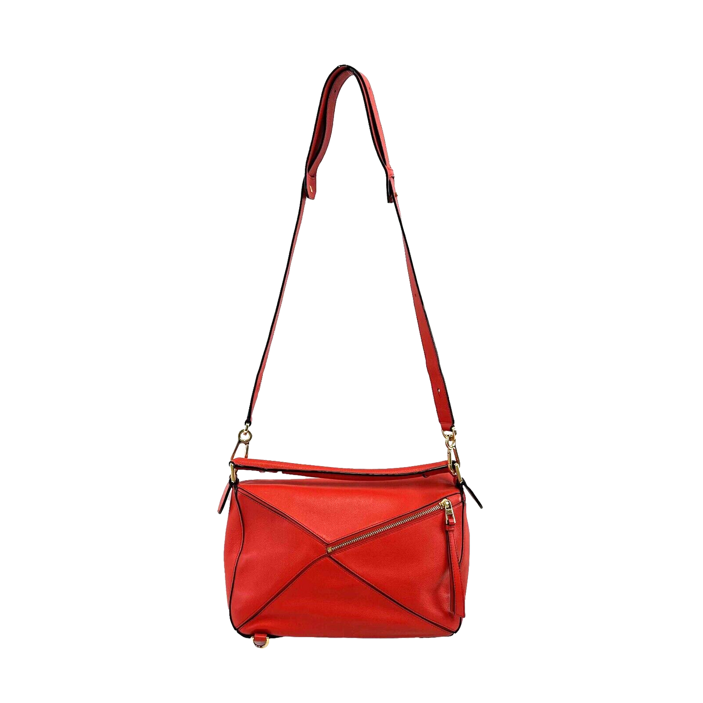 Loewe Puzzle Scarlet Medium Handbag Excellent