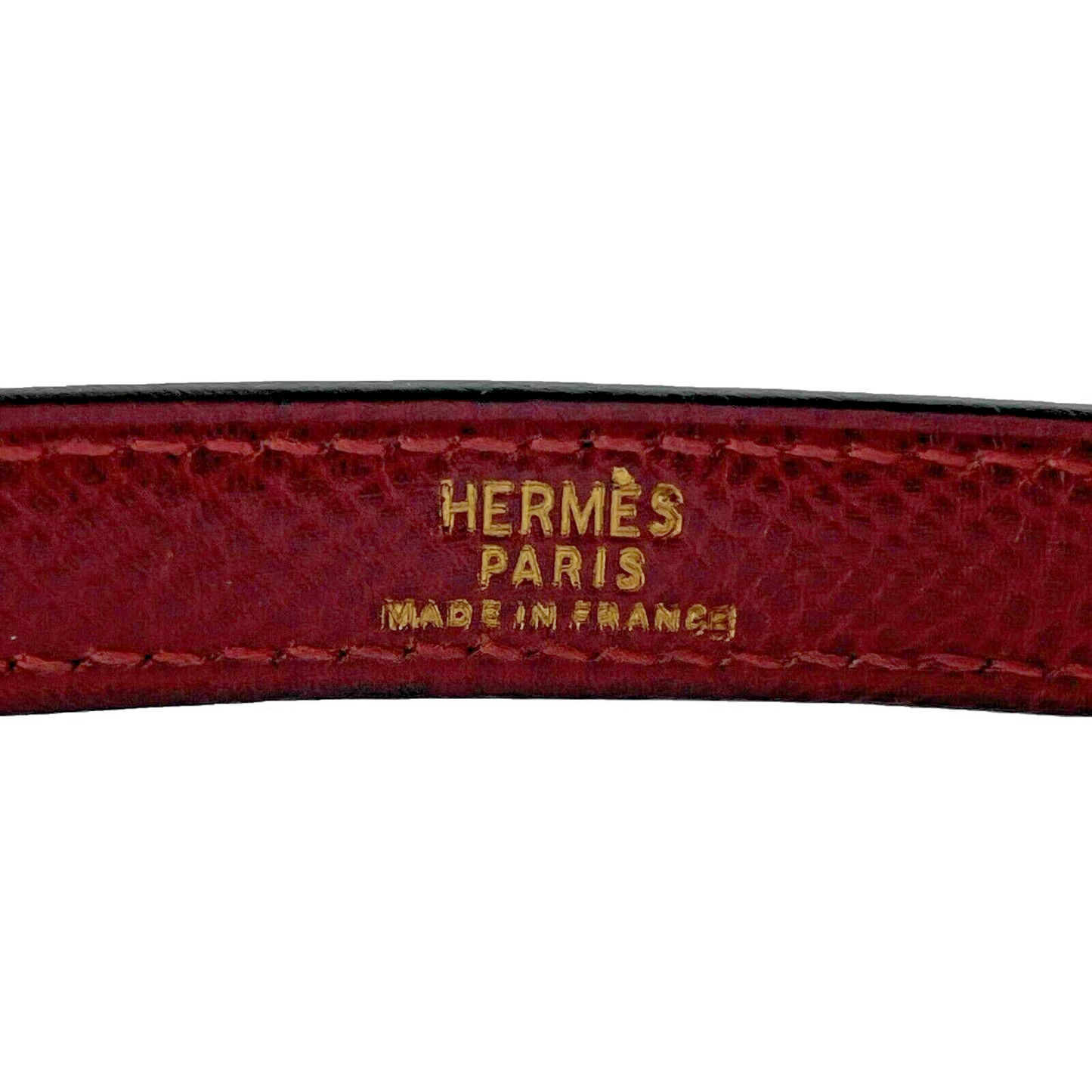 Hermes Vintage Rouge Shoulder Strap