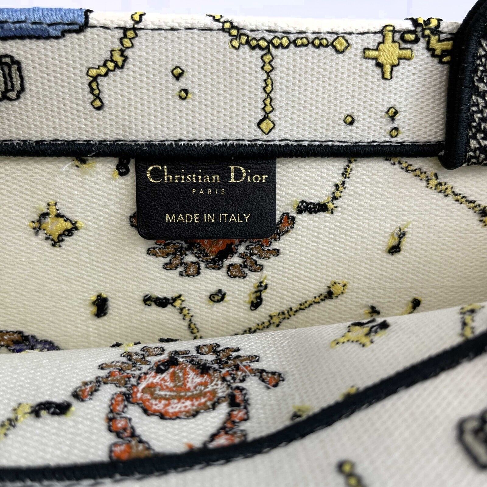 Christian Dior - NEW 2022 Large Pixel Zodiac Embroidered Canvas Book T -  BougieHabit