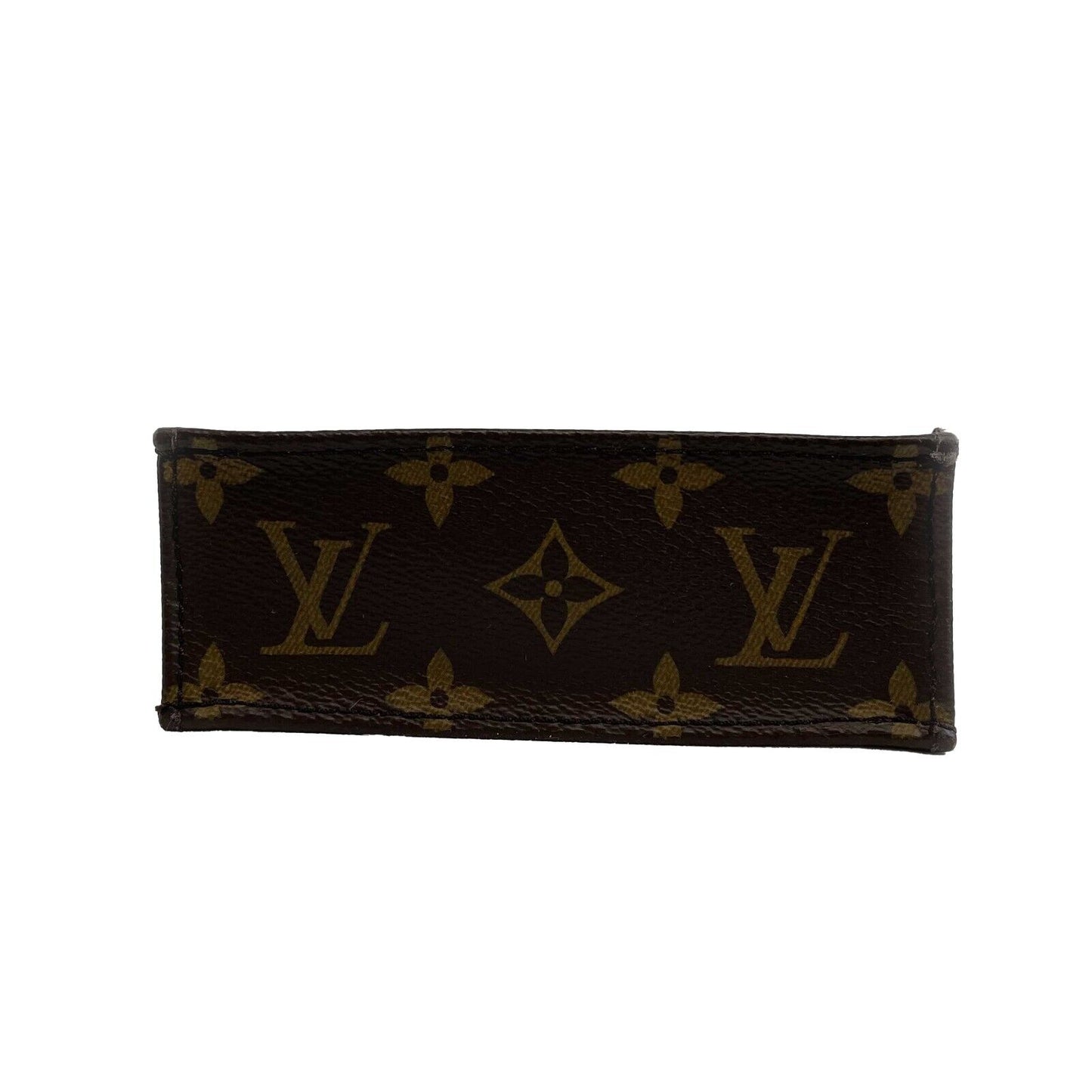 LOUIS VUITTON - LV Monogram Petit Sac Plat - Brown Canvas Top Handle w/ Strap