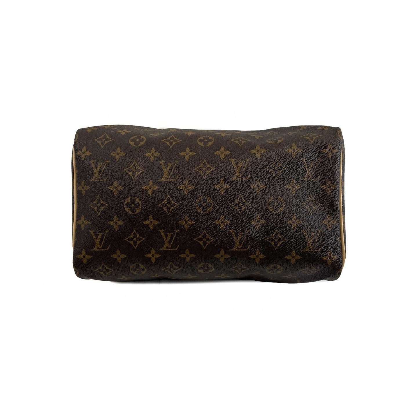 Louis Vuitton - New 30 Speedy - Brown / Beige Monogram Canvas Top Handle Bag