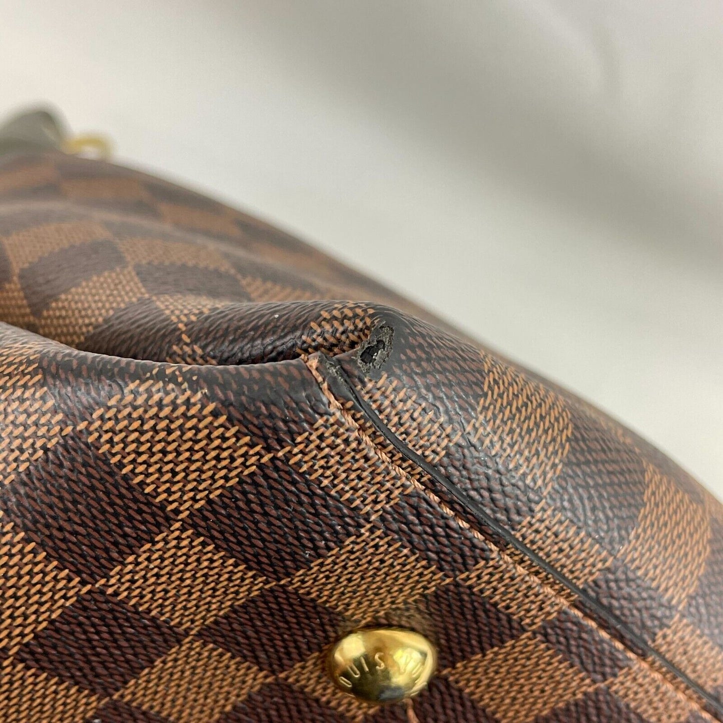 Louis Vuitton - Damier Ebène Canvas Maida Hobo - Brown/Green Shoulder Bag