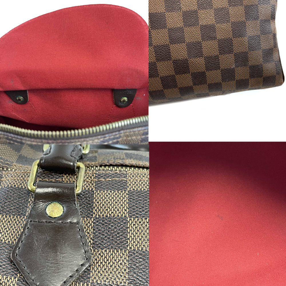 Louis Vuitton Speedy 30 2013 Damier Ebene Brown Handbag