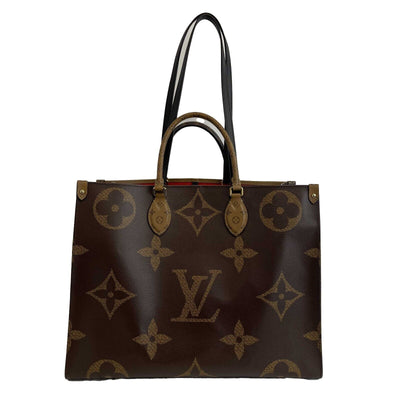 Louis Vuitton - OnTheGo GM Monogram Tote Reverse - Brown w/ Shoulder Strap