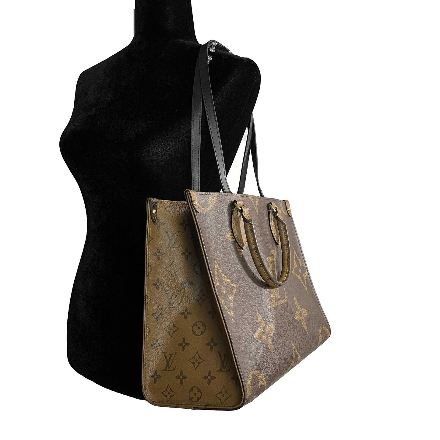 Louis Vuitton Giant Monogram Reverse Canvas Onthego GM Handbag