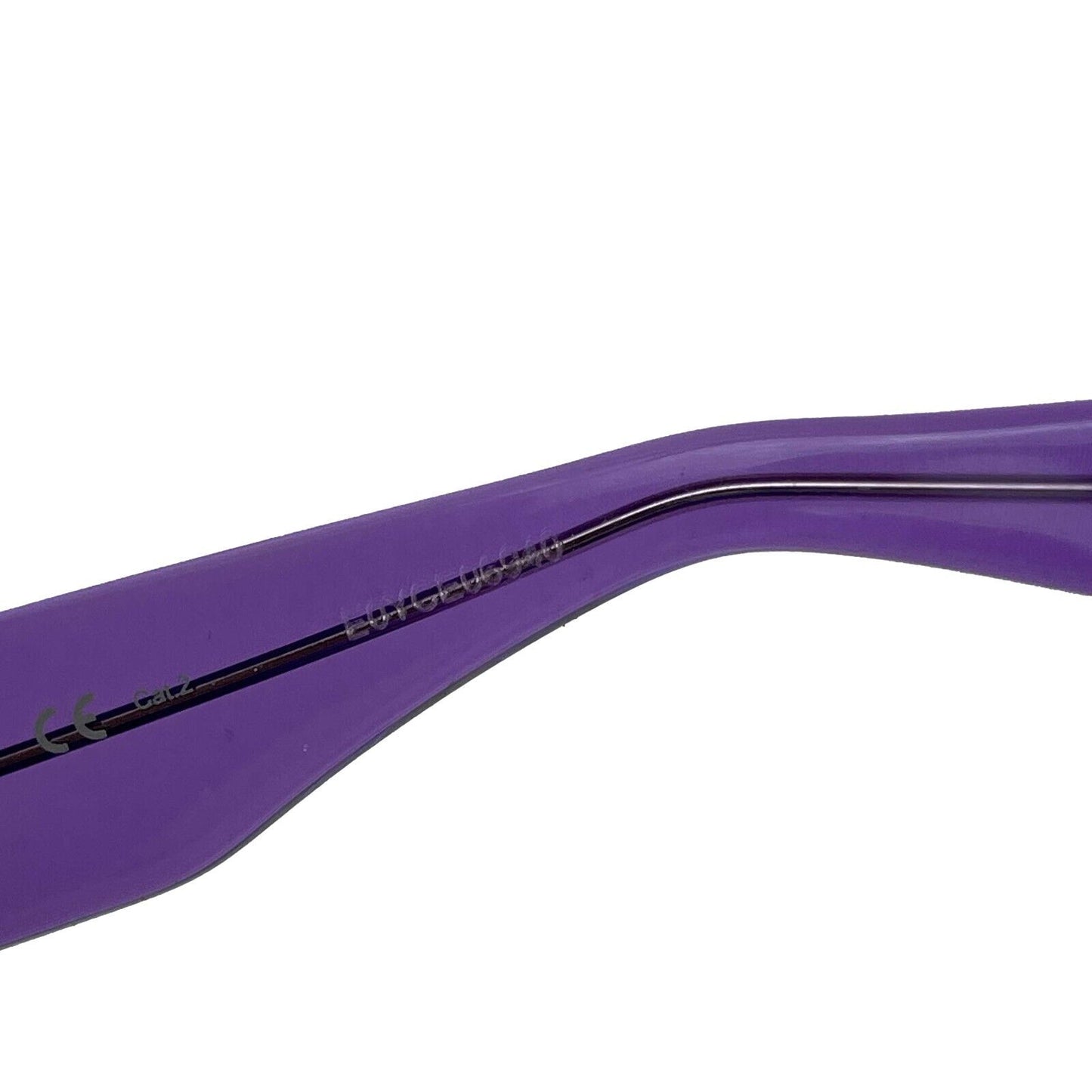 Bottega Veneta 2022 Purple Violet Squared Acetate Translucent Sunglasses