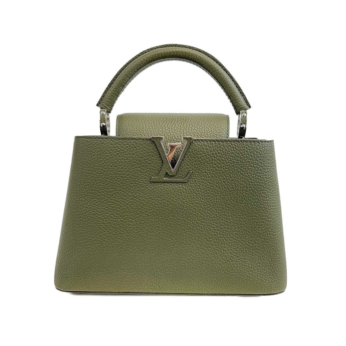 Louis Vuitton - New Capucines BB - Khaki Green Top Handle Crossbody