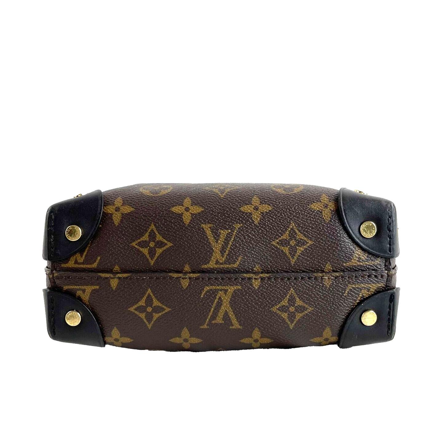 Louis Vuitton Petite Malle Souple Monogram Canvas Brown Crossbody Handbag