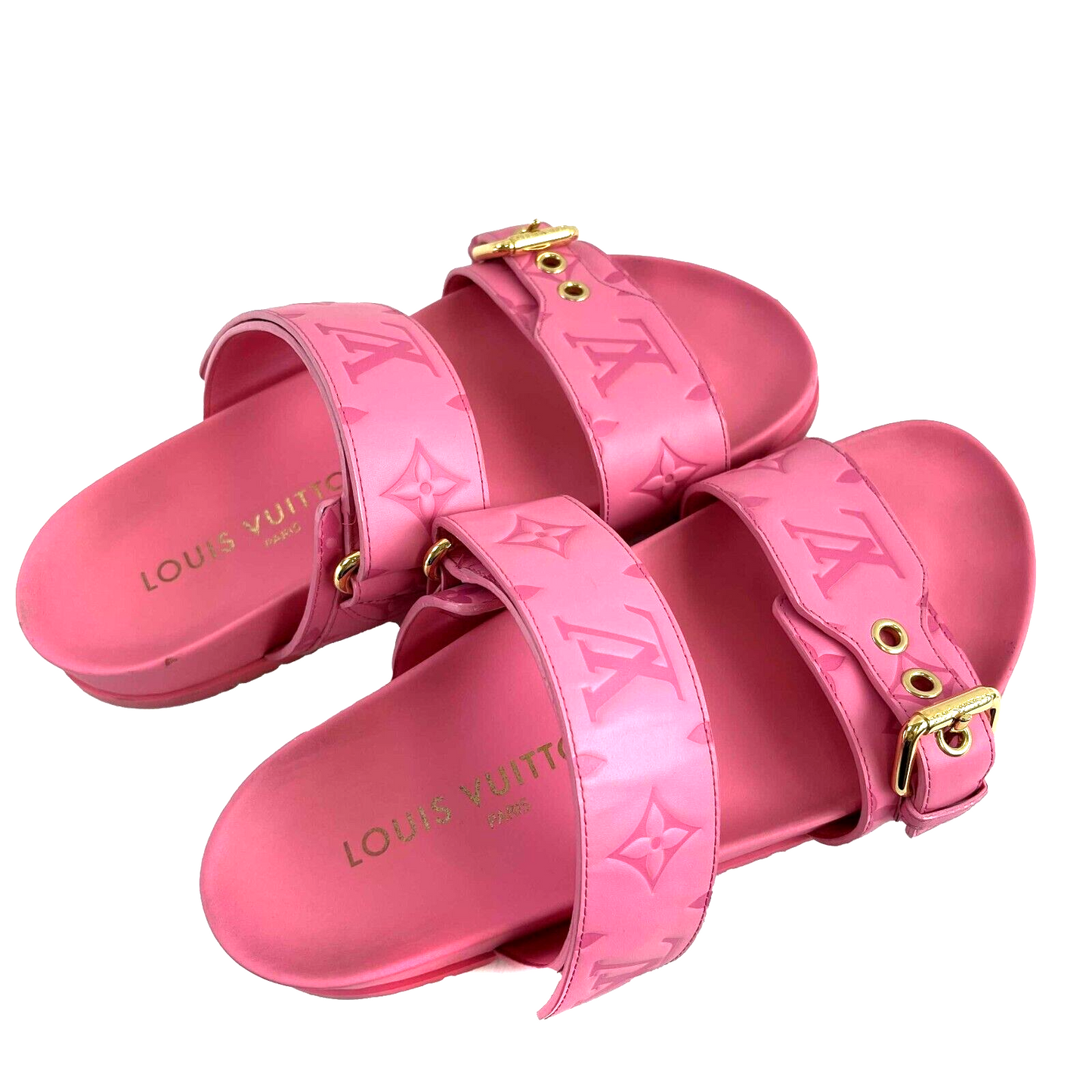 Louis Vuitton Very Good Bom Dia Flat Comfort Mule Pink Slides