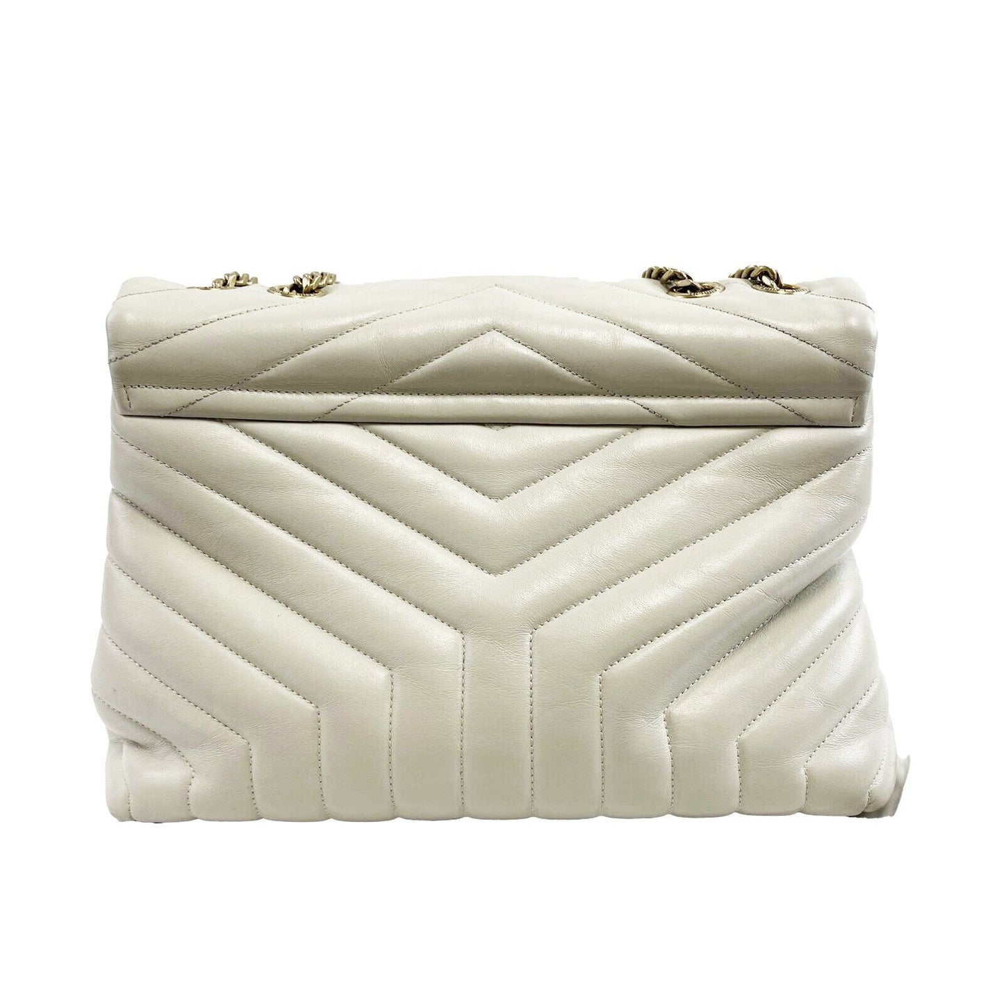 Saint Laurent Loulou Shoulder Bag Matelasse Chevron Leather Medium