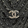 Chanel - Excellent - Maxi Chevron Space Suit Flap Black Shoulder Bag