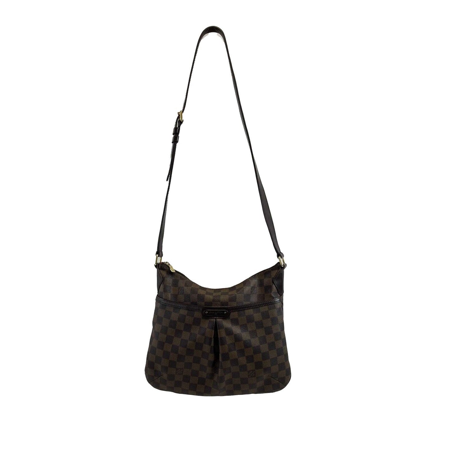 Louis Vuitton Excellent Damier Ebene Bloomsbury PM Brown Crossbody Bag