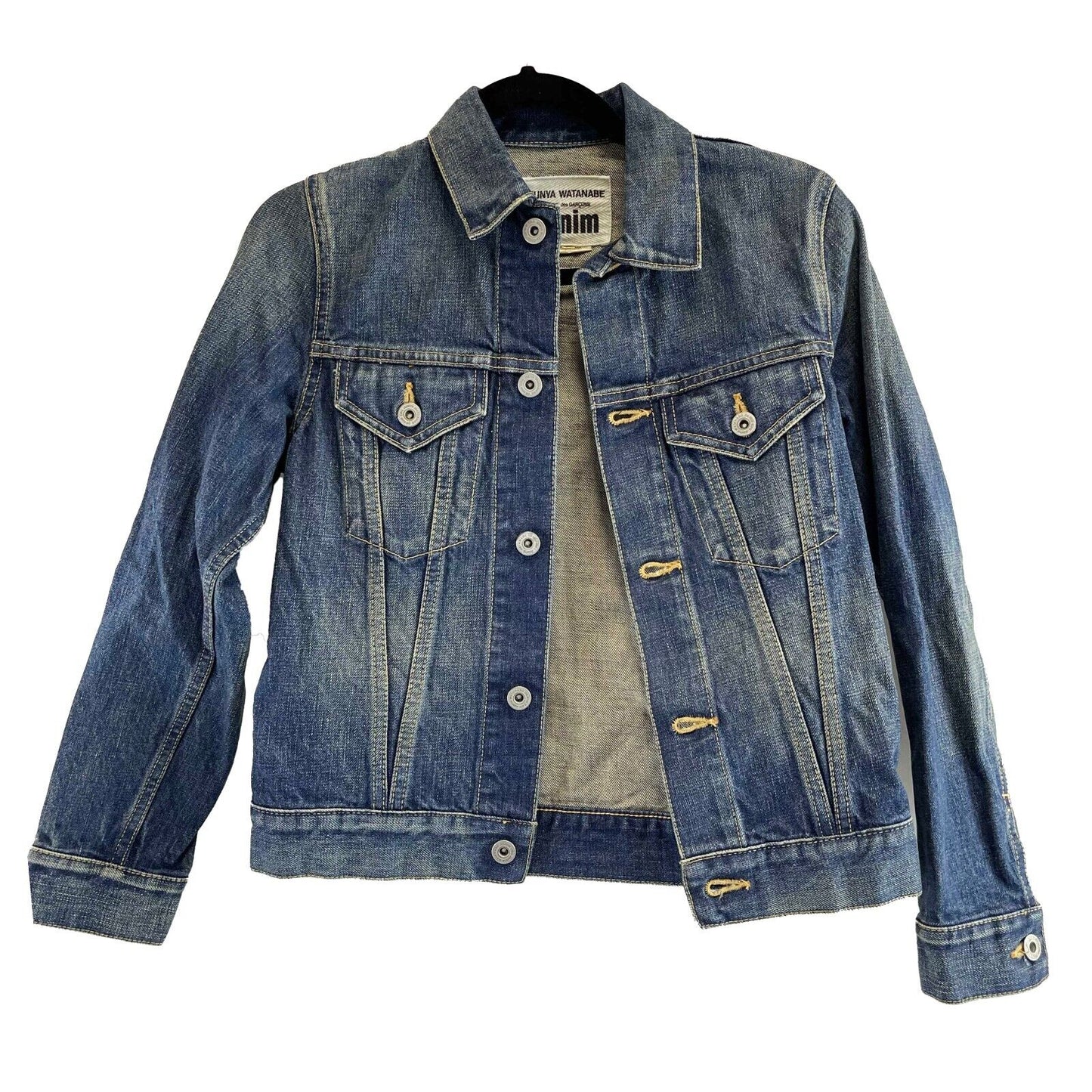 Junya Watanabe Comme des Garcons Denim Jacket Blazer 2015 Blue