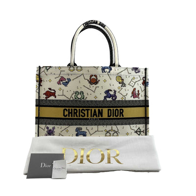 Christian Dior - NEW 2022 Large Pixel Zodiac Embroidered Canvas Book T -  BougieHabit