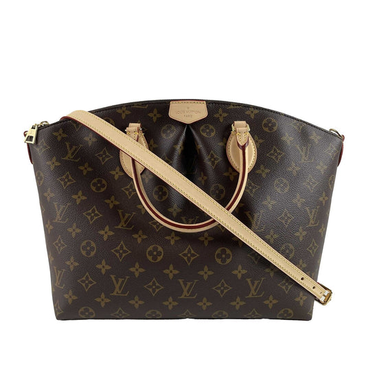 Louis Vuitton Excellent Boétie MM Brown Handbag