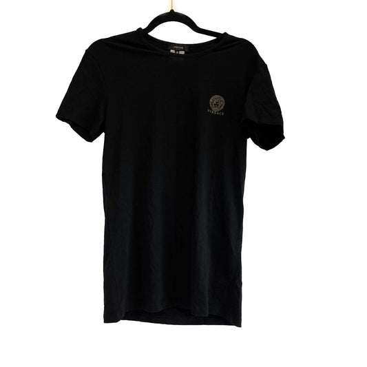 Versace Mens Cotton Blend Tees Pack of Two Black Medium / 5