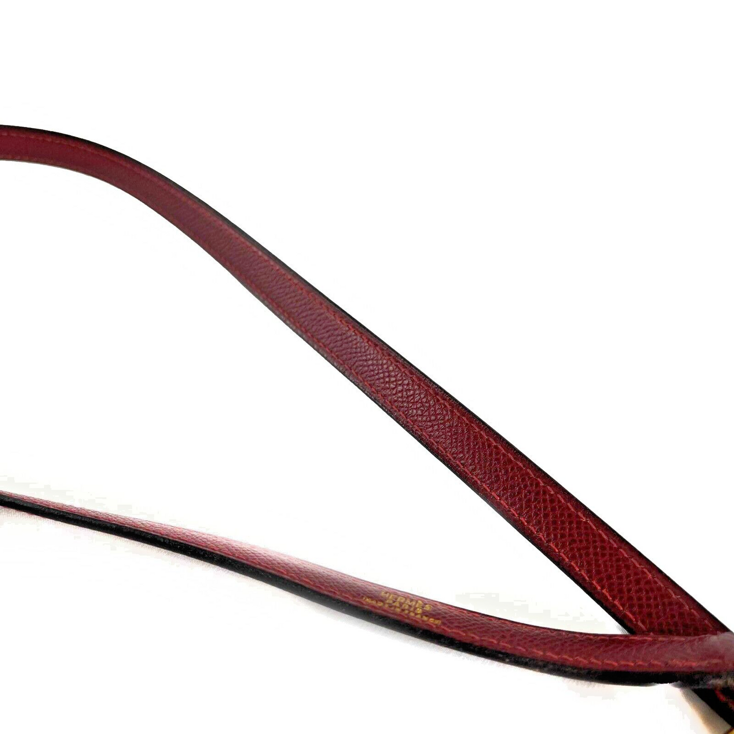 Hermes Vintage Rouge Shoulder Strap