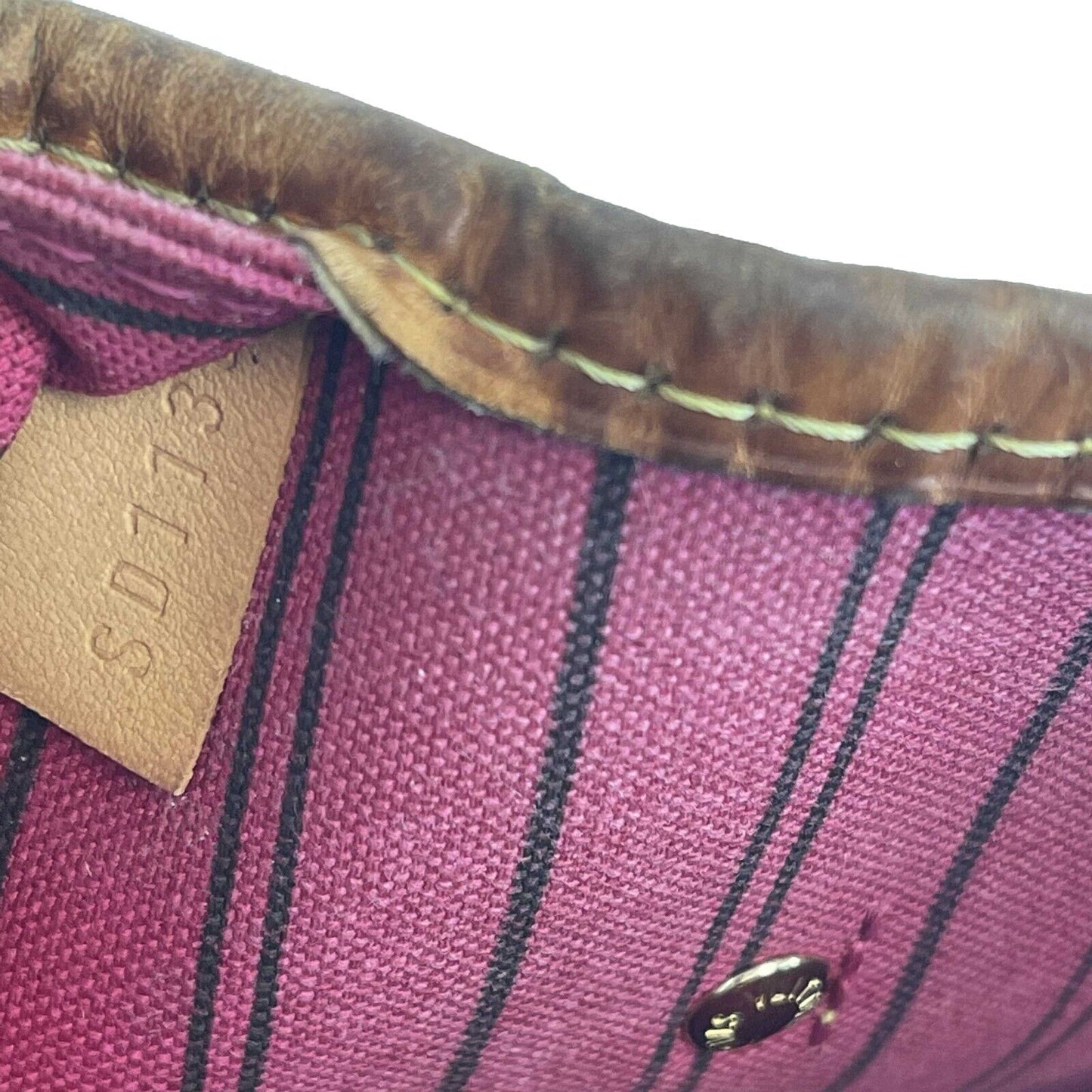 Louis Vuitton - LV Neverfull MM - Brown / Purple inside w/ Pouch