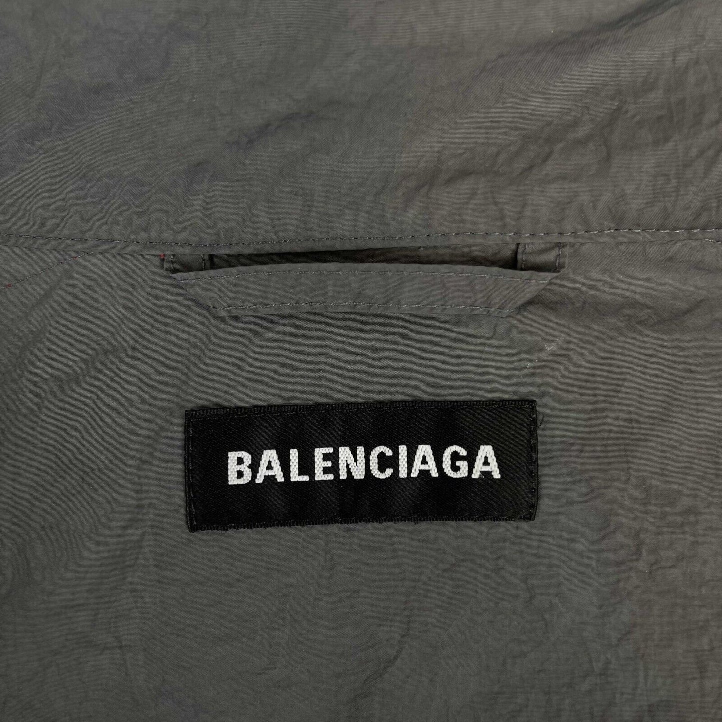 Balenciaga - Oversized Logo Elephant / Windbreaker Grey Jacket - Size 48