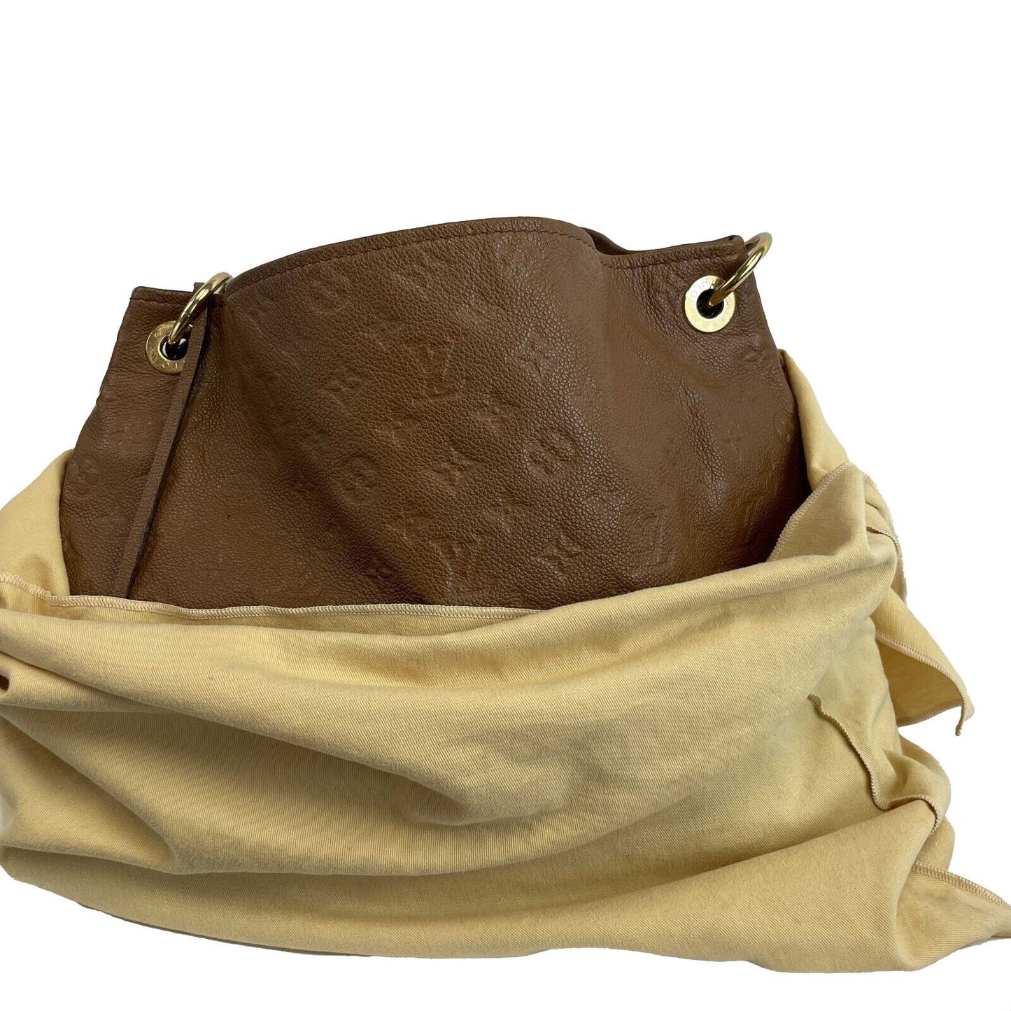 Louis Vuitton - Empriente Monogram Embossed Leather Artsy MM - Camel Tan