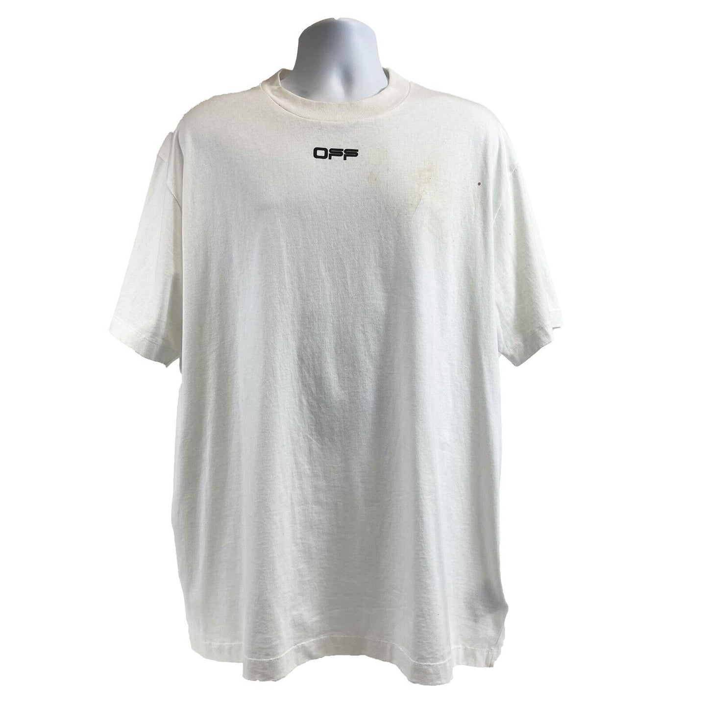 Off-White - Airport Tape S/S T-Shirt - White - Size M