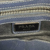 PRADA - Navy Saffiano Leather Bauletto Top Handle / Briefcase w/ Shoulder Strap