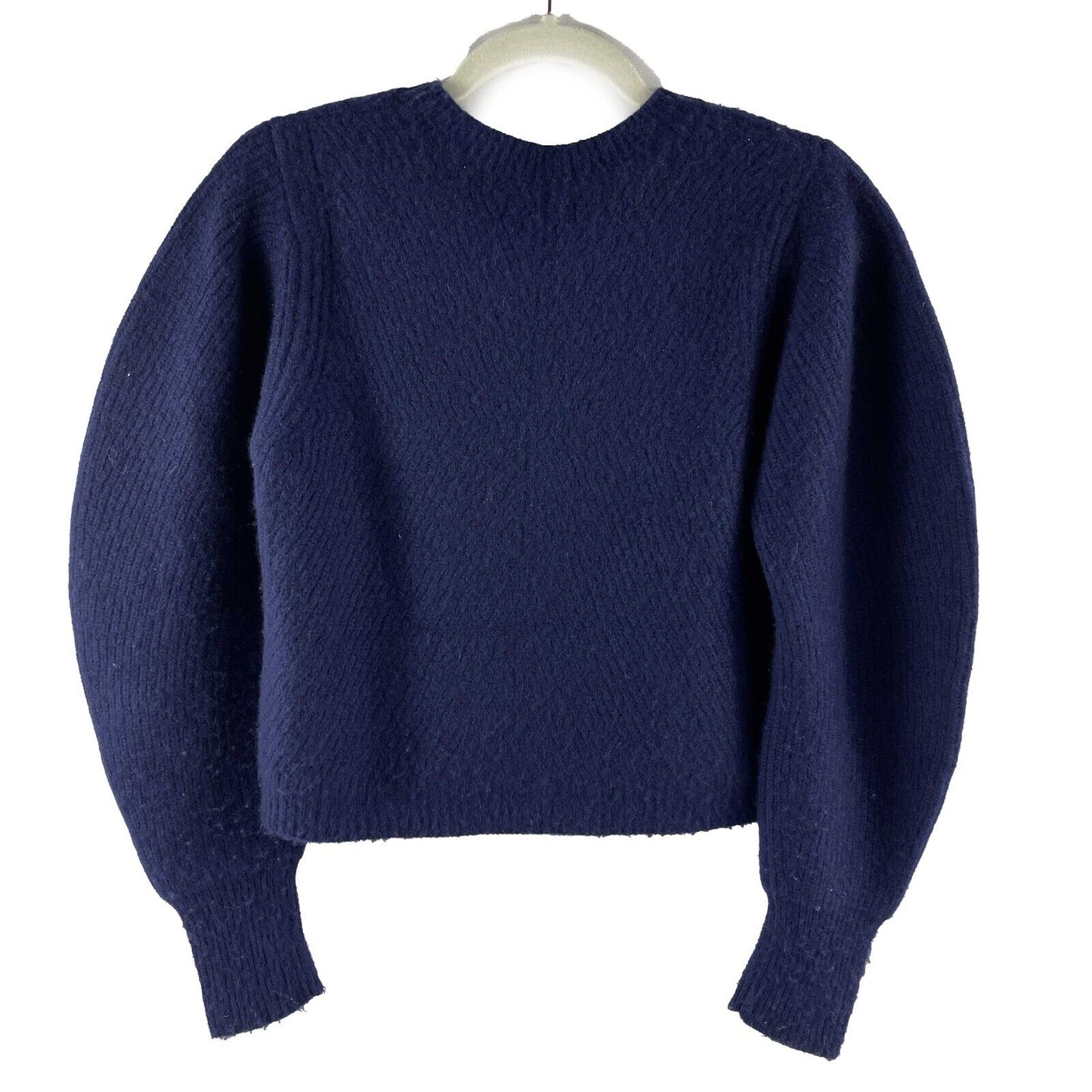 Isabel Marant - Ribbed Crew Neck Cashmere Sweater - Navy - 34- XS - Top