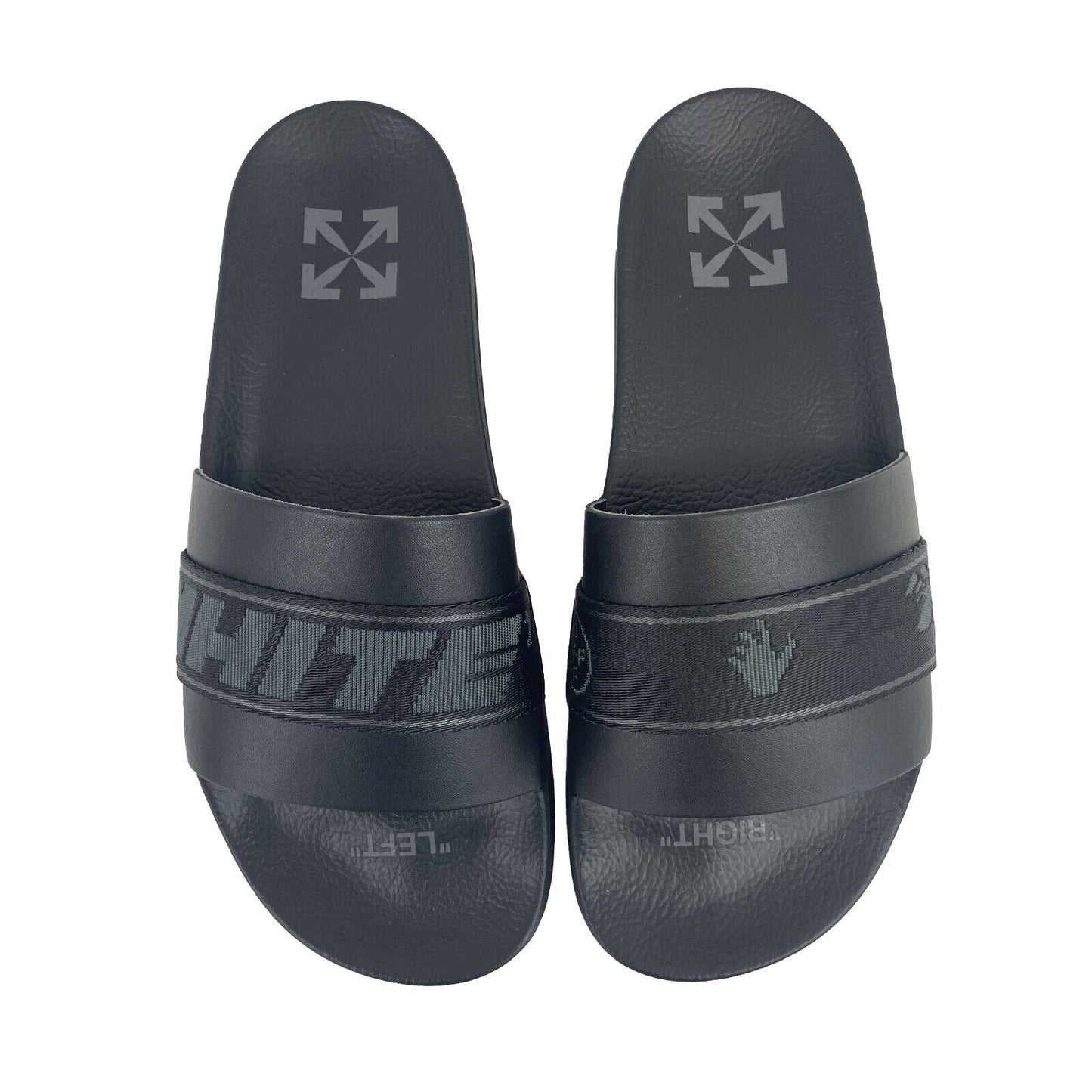 Off- White - Men's Industrial Belt Sliders / Slippers - 41 / US 7.5 - NEW w/ BOX