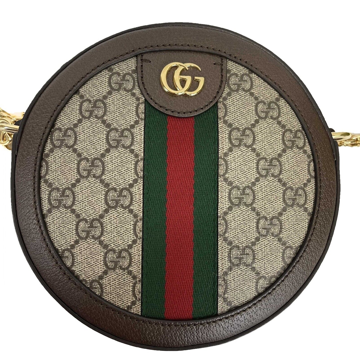 Gucci - Ophidia GG Mini Round Shoulder Bag - NEW Kitted