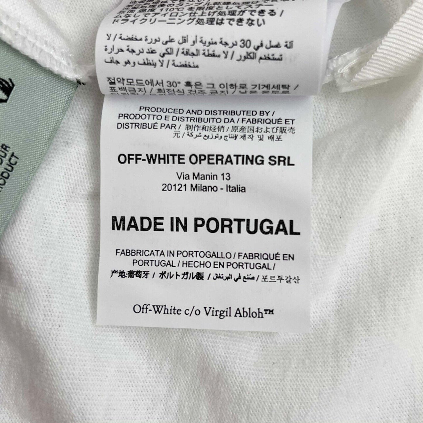 OFF-WHITE Virgil Abloh - New w/ Tags - Blurred Mona Lisa Print - White - L -T op