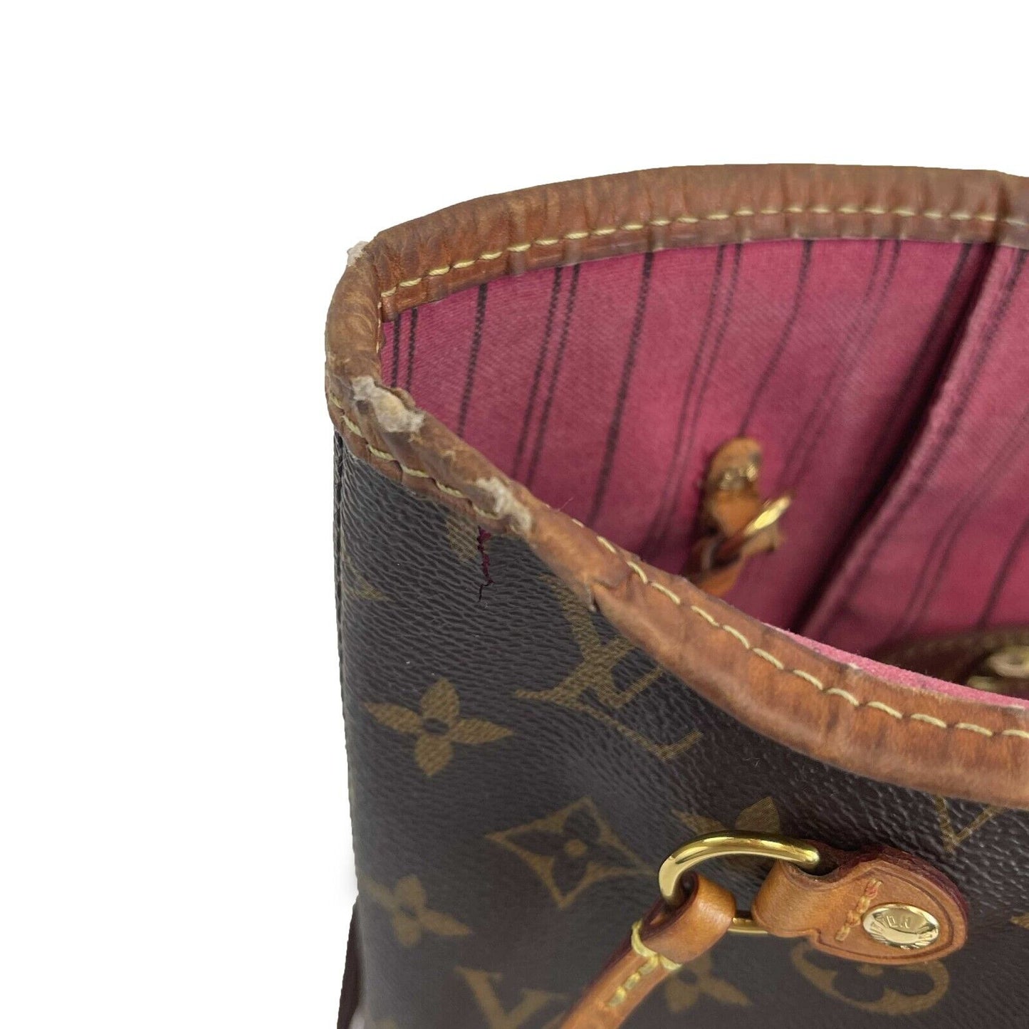 Louis Vuitton - LV Neverfull MM - Brown / Purple inside w/ Pouch