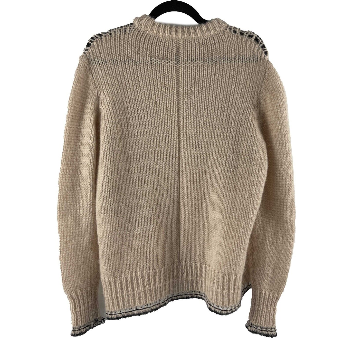 Givenchy - Excellent - Wool Blend Knit Cut-Out Sweater - Pale Pink - XS - Top