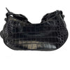 Balenciaga - Le Cagole XS Black Shoulder Bag Crocodile Embossed