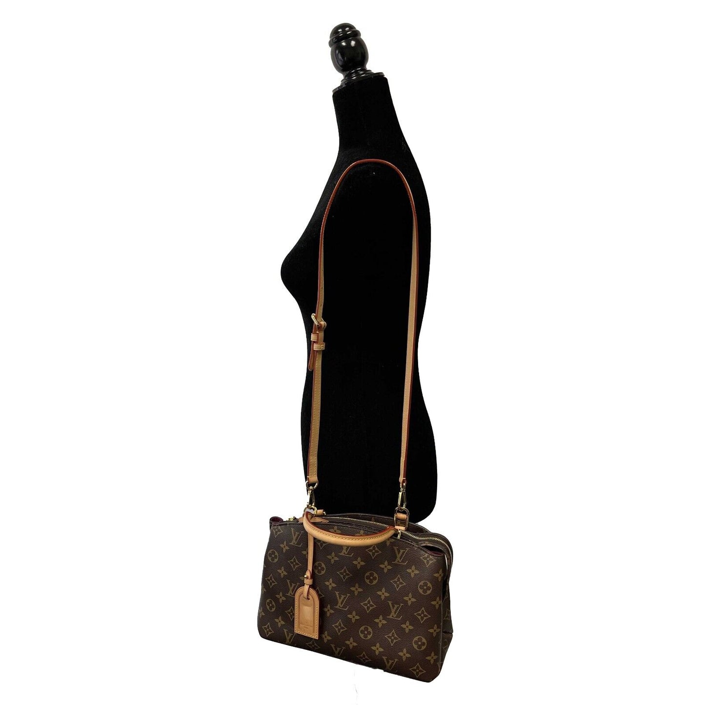 Louis Vuitton - Petit Palais - Brown Monogram Top Handle w/ Shoulder Strap