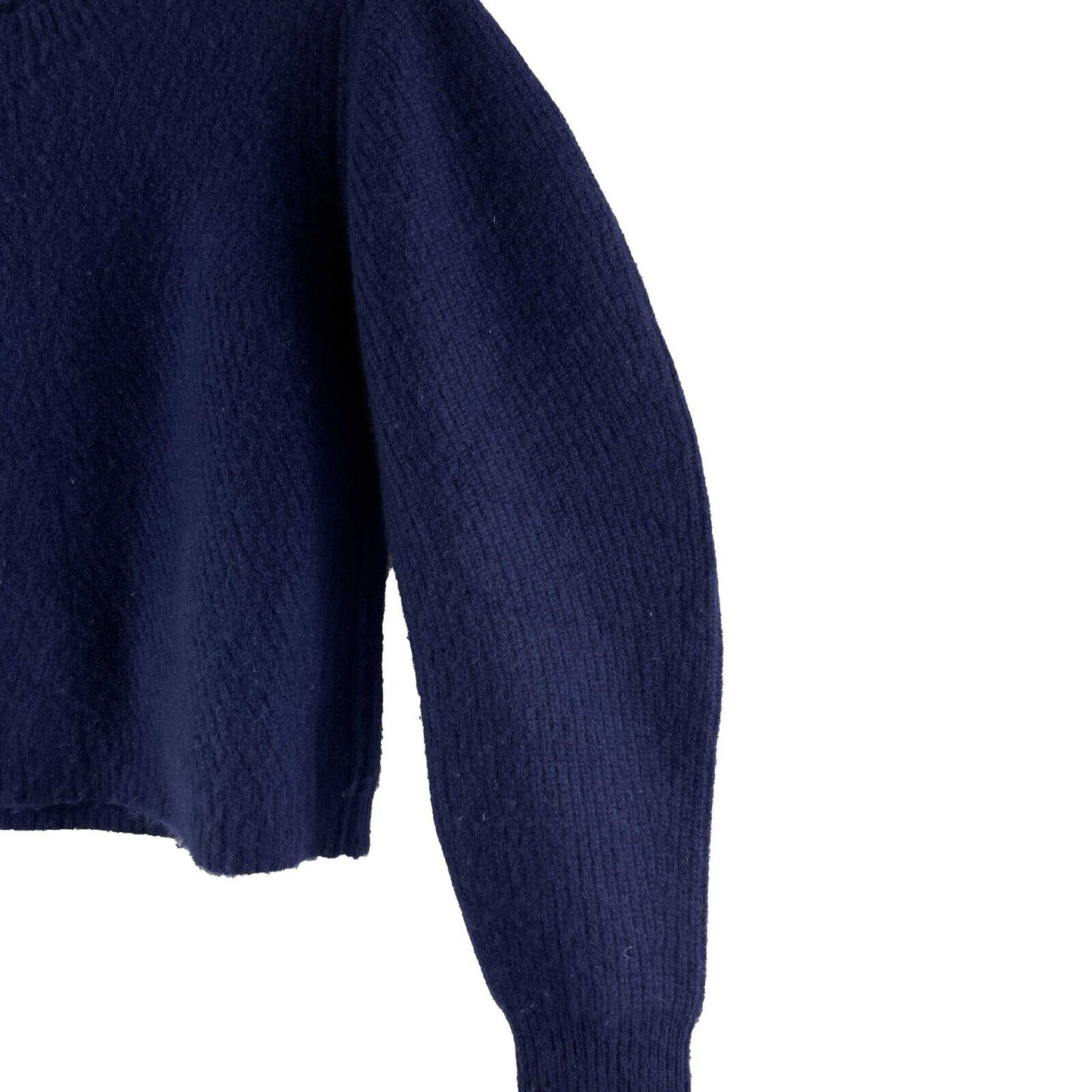 Isabel Marant - Ribbed Crew Neck Cashmere Sweater - Navy - 34- XS - Top