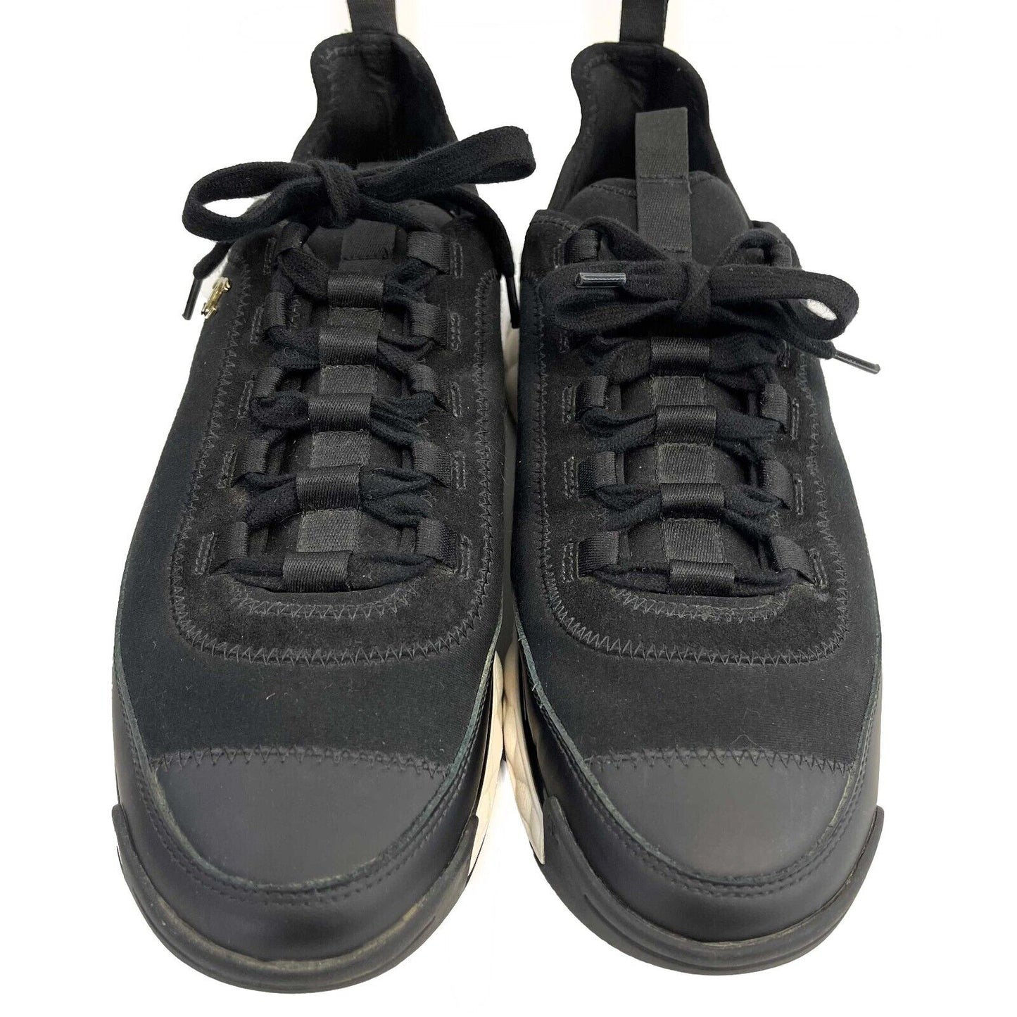 Chanel - Excellent - CC Trail Runner Sneaker - Black - 42 US 7