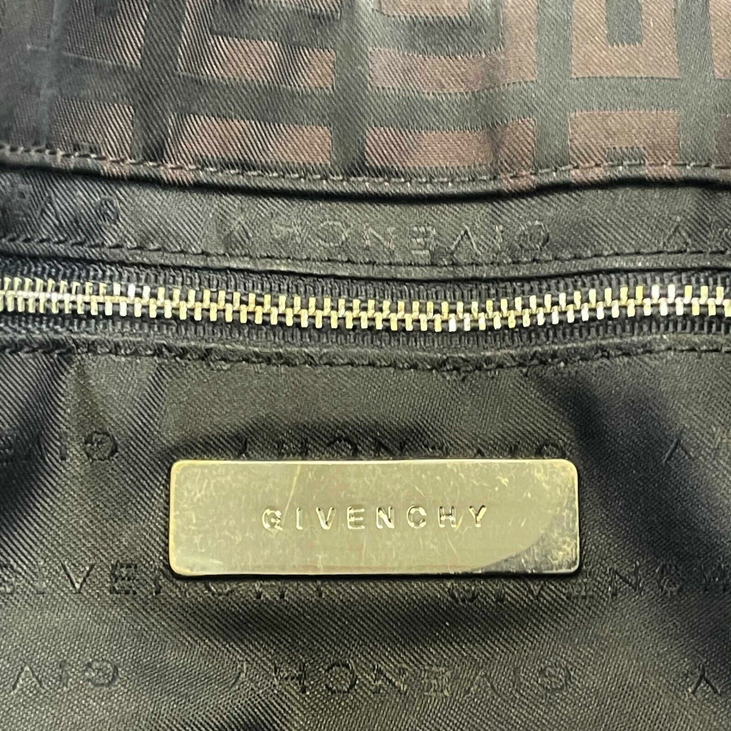 Givenchy - Black Brown Signature GG Monogram Nylon Flap - Shoulder Bag