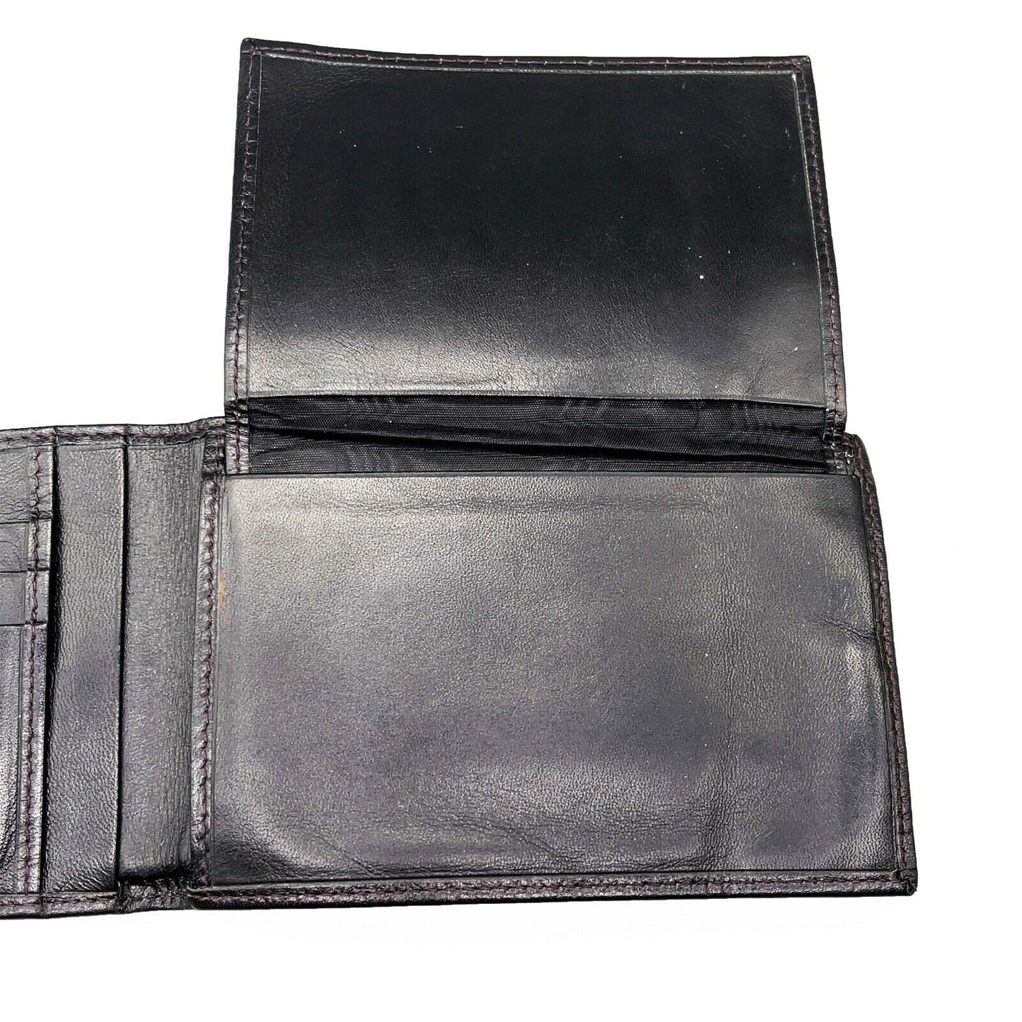 CARTIER - Must de Cartier Wallet - VTG Black Bifold Banknote/Credit Card Holder