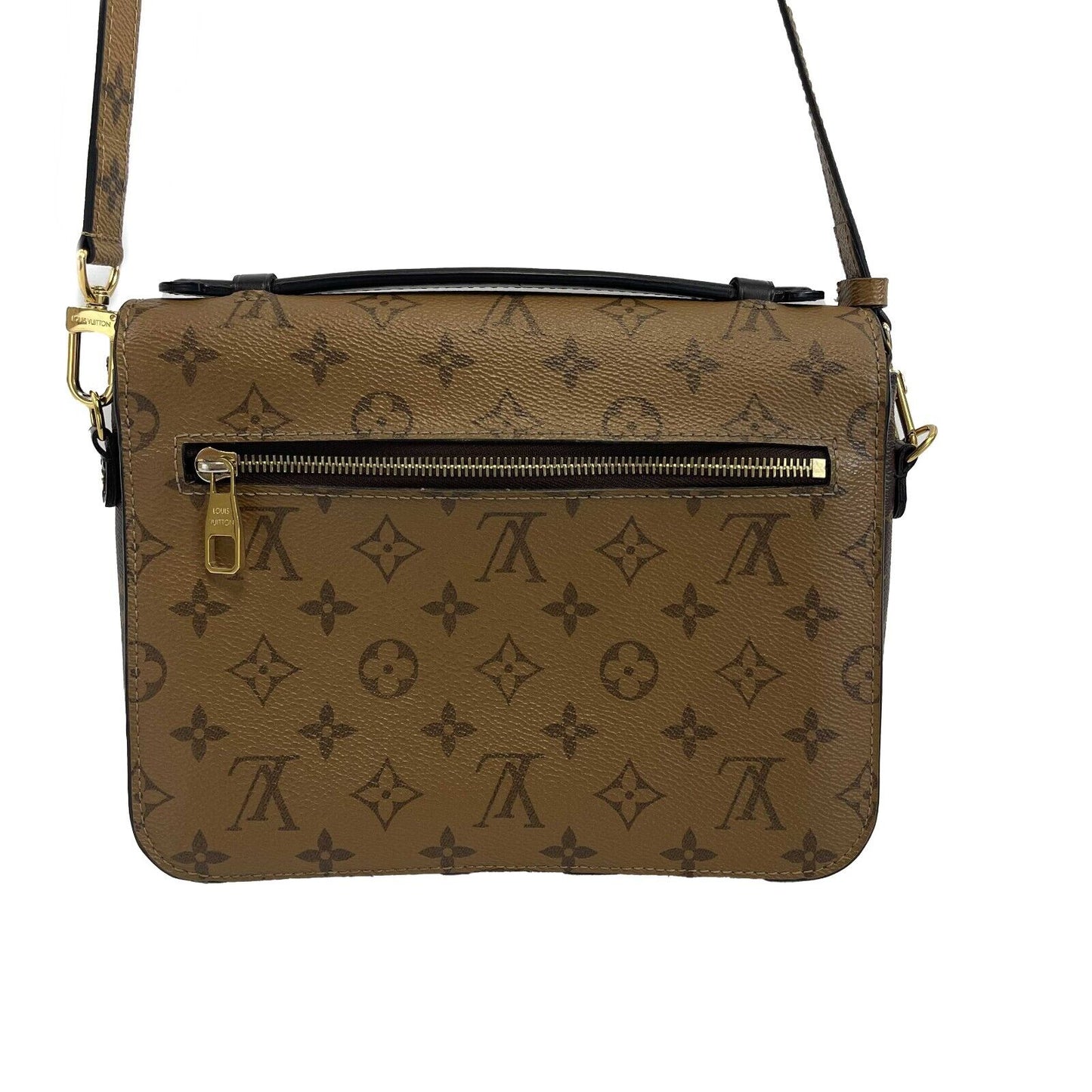 Louis Vuitton 2019 Monogram Reverse Pochette Metis - Brown Crossbody