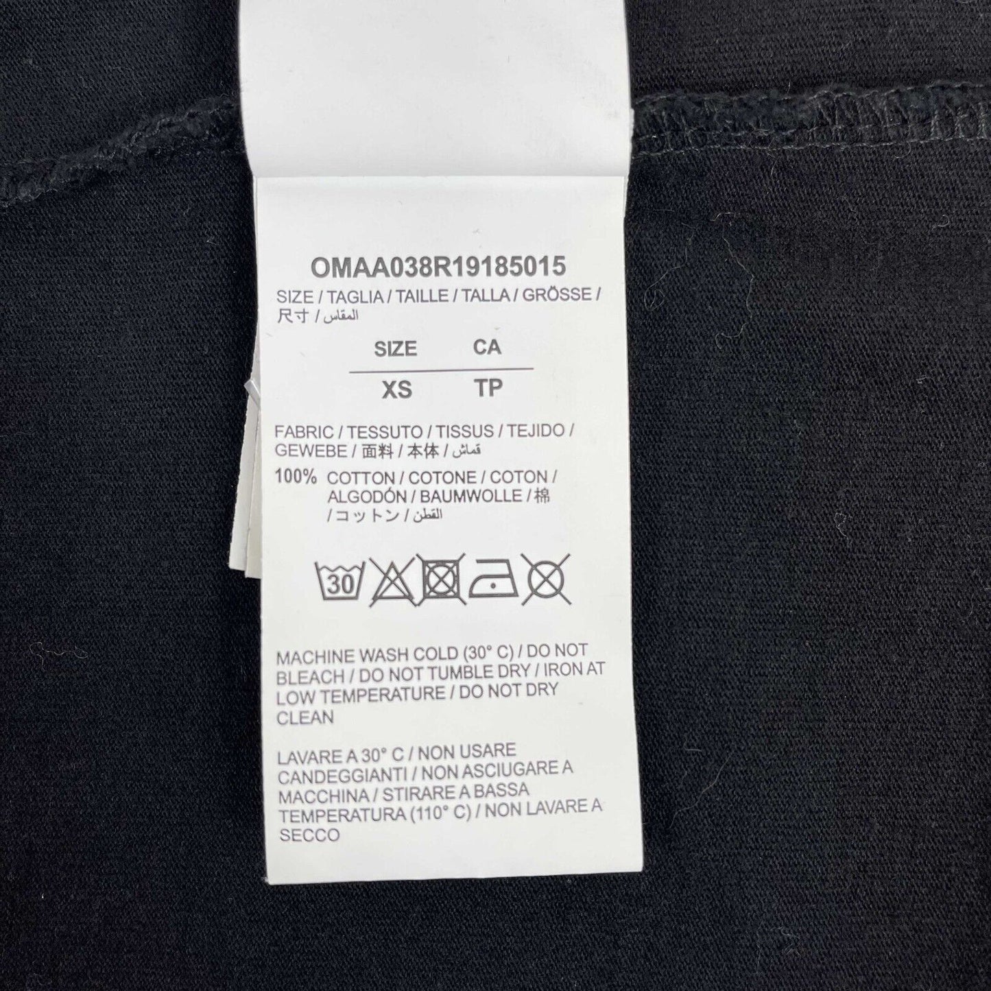 Off-White - 2019 Impressionism T-Shirt - Black - Size XS