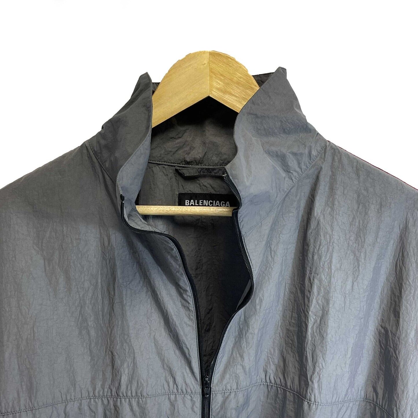 Balenciaga - Oversized Logo Elephant / Windbreaker Grey Jacket - Size 48